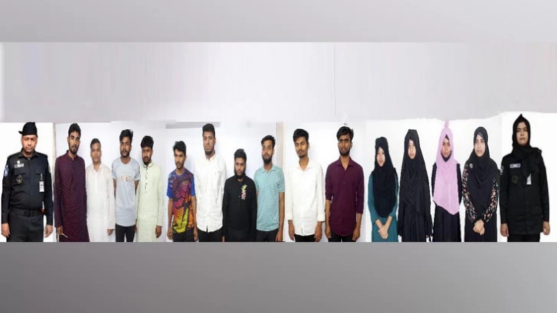 চাকরির প্রলোভন দেখিয়ে আটকে রেখে মুক্তিপণ দাবি, গ্রেফতার ১৪