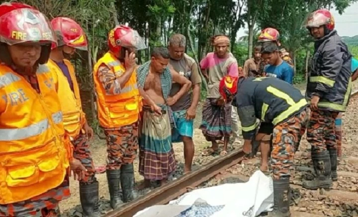 কালীগঞ্জে ট্রেনে কাটা পড়ে এক বৃদ্ধের মৃত্যু