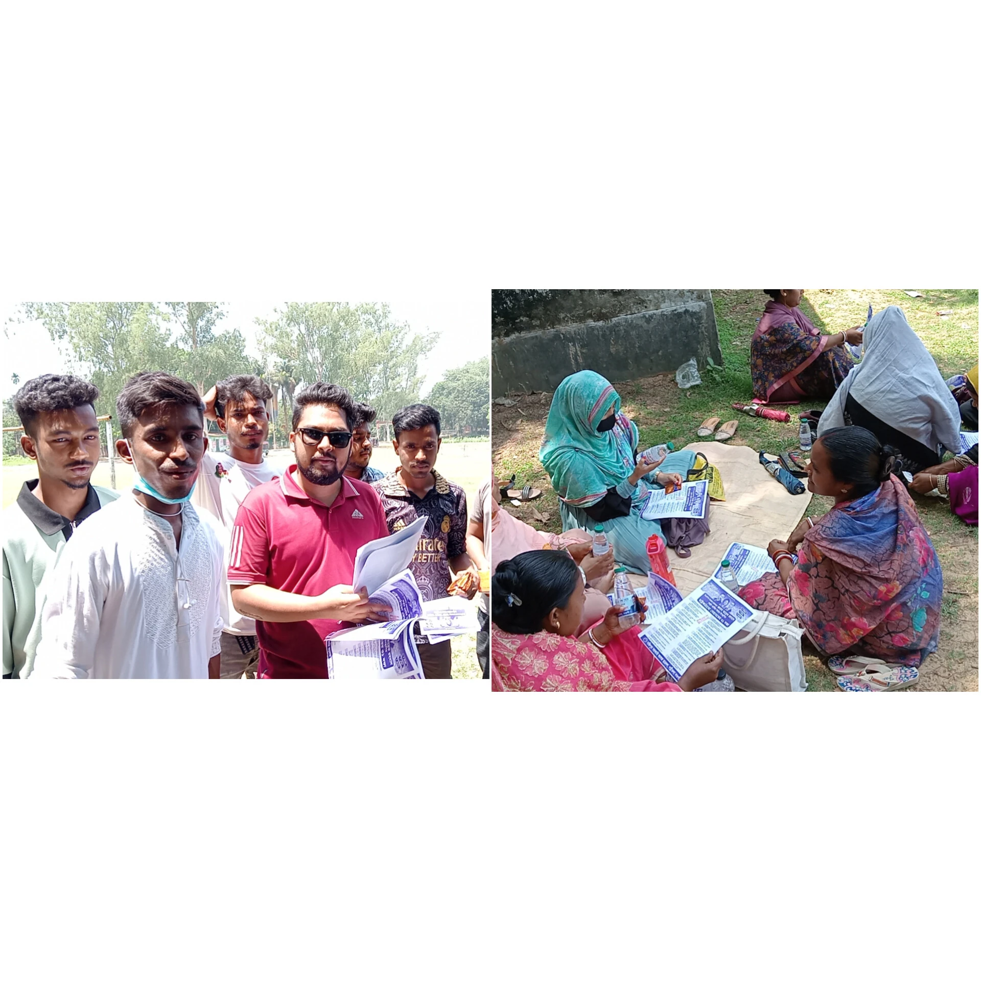 নওগাঁয় ছাত্রদলের বিশুদ্ধপানি ও স্যালাইন বিতরণ